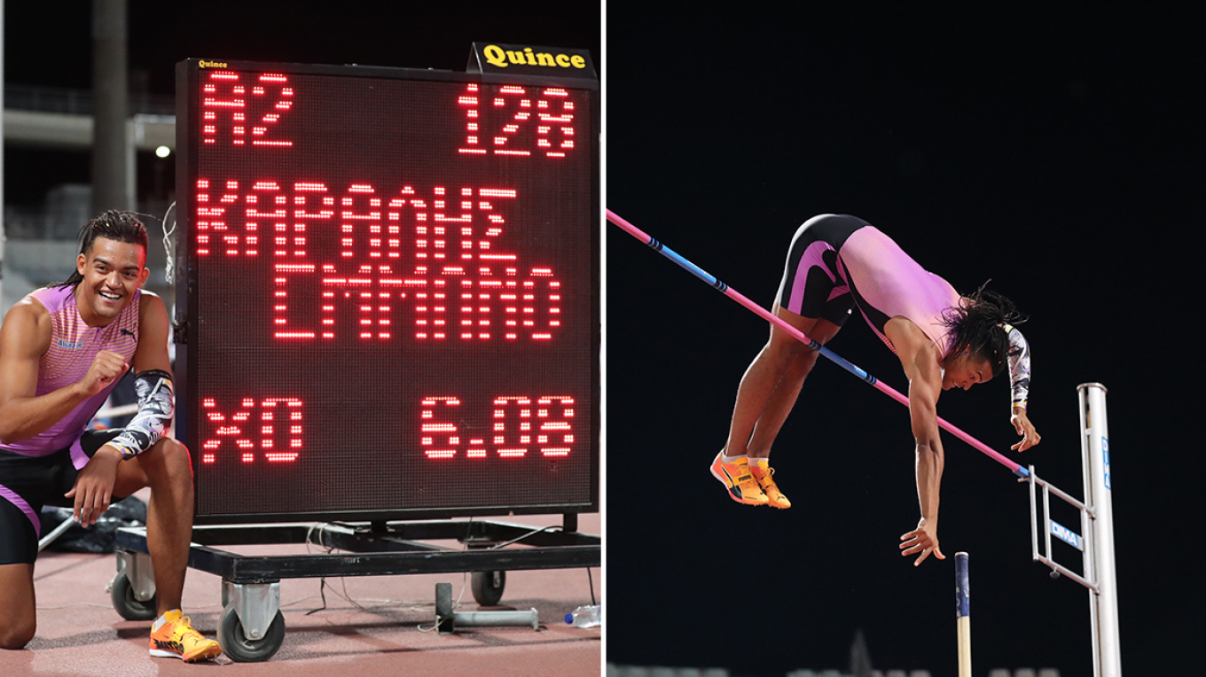 Ε.Καραλής:«Δεν πίστευα ότι θα είμαι ο τέταρτος όλων των εποχών που θα σπάσει το ρεκόρ των 6.08μ.» (βίντεο)