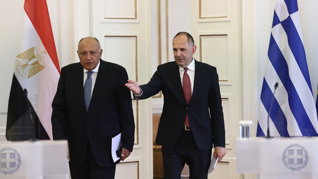 Τηλεφωνική συνομιλία Γ.Γεραπετρίτη με τον Αιγύπτιο υπουργό εξωτερικών για το θέμα της Μονής Σινά