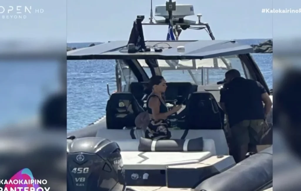 Γ.Λιάγκας και Μ.Αντωνά κάνουν διακοπές μαζί στην Τήνο (βίντεο) 