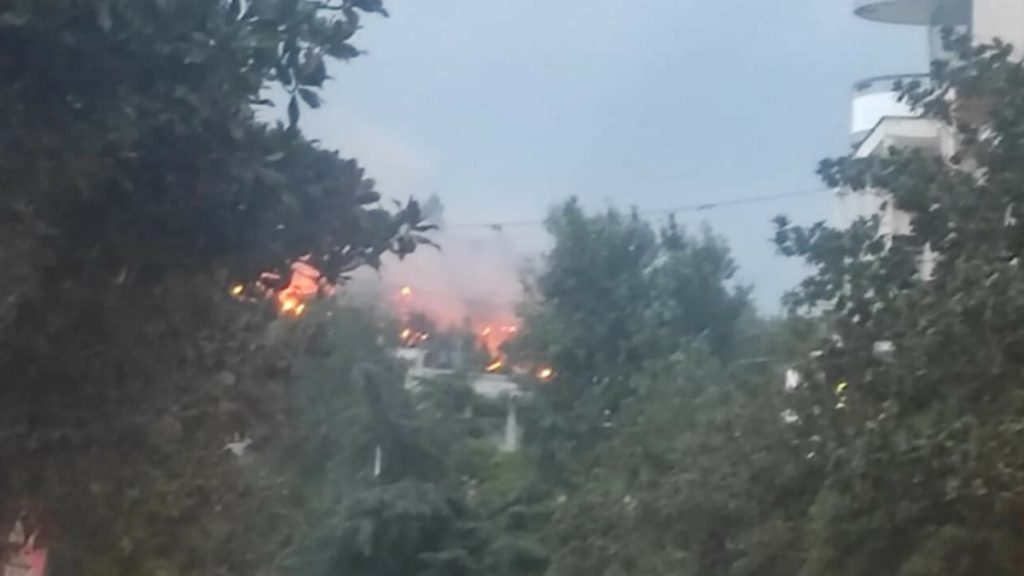 Φωτιά στις Σέρρες στον λόφο του Κουλά