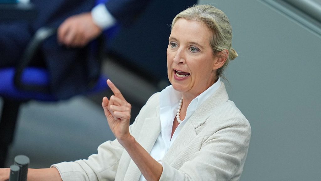 H επικεφαλής της γερμανικής αξιωματικής αντιπολίτευσης (AfD) Α.Βάιντελ ζητά την αποχώρηση της Γερμανίας από την ΕΕ!