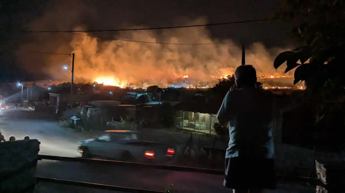 Φωτιά στην Πυλαία Φερών στον Έβρο