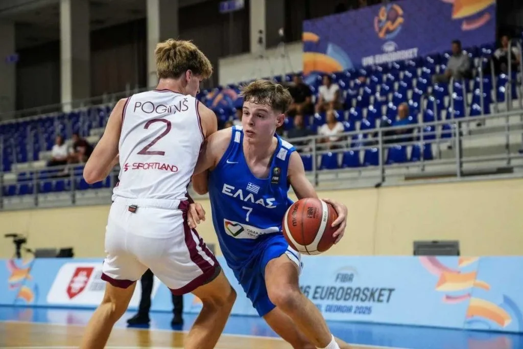 Λετονία – Ελλάδα 74-68: Με το αριστερό ξεκίνησε η Εθνική Παίδων στο Eurobasket U16