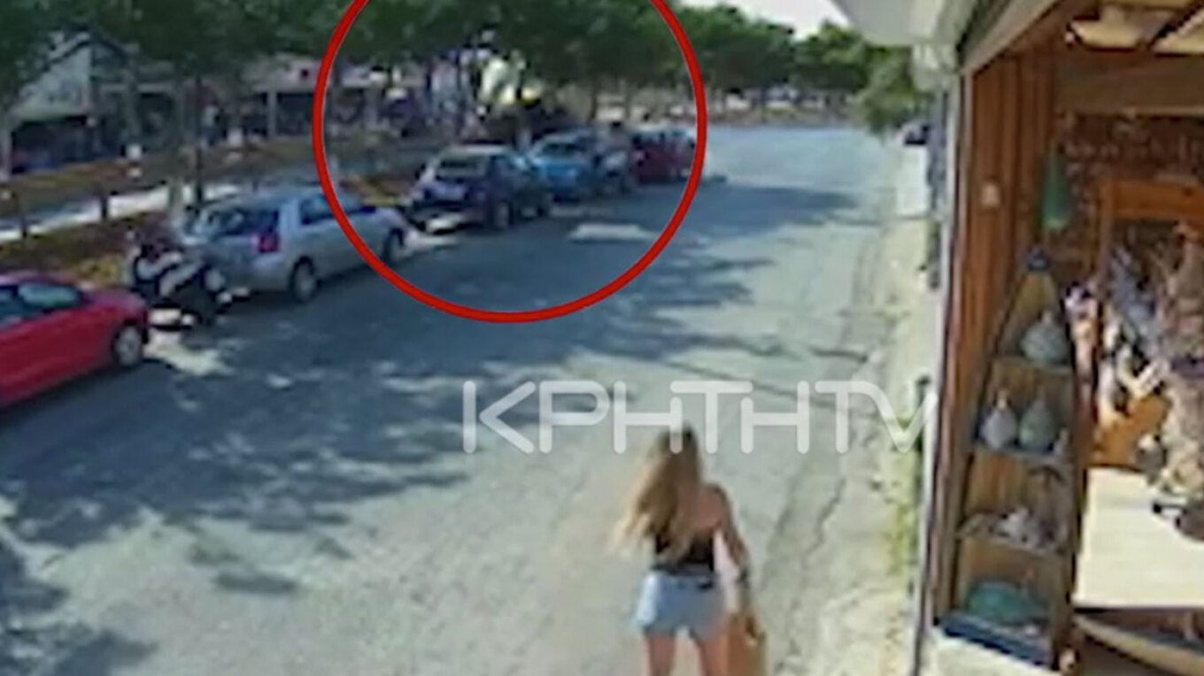 Δείτε βίντεο από την θανατηφόρα παράσυρση πεζού στη Χερσόνησο της Κρήτης