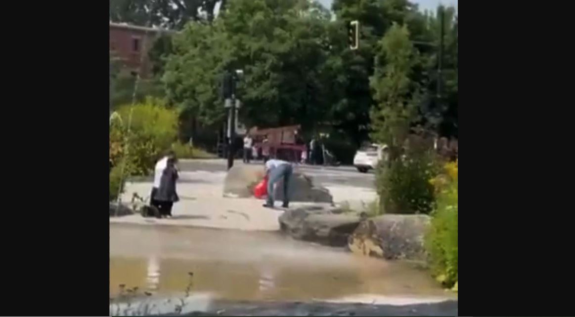 Καναδάς: Ισραηλινός δέχθηκε σφοδρά χτυπήματα μπροστά στα μάτια του παιδιού του – Τον πέταξαν σε σιντριβάνι (βίντεο)