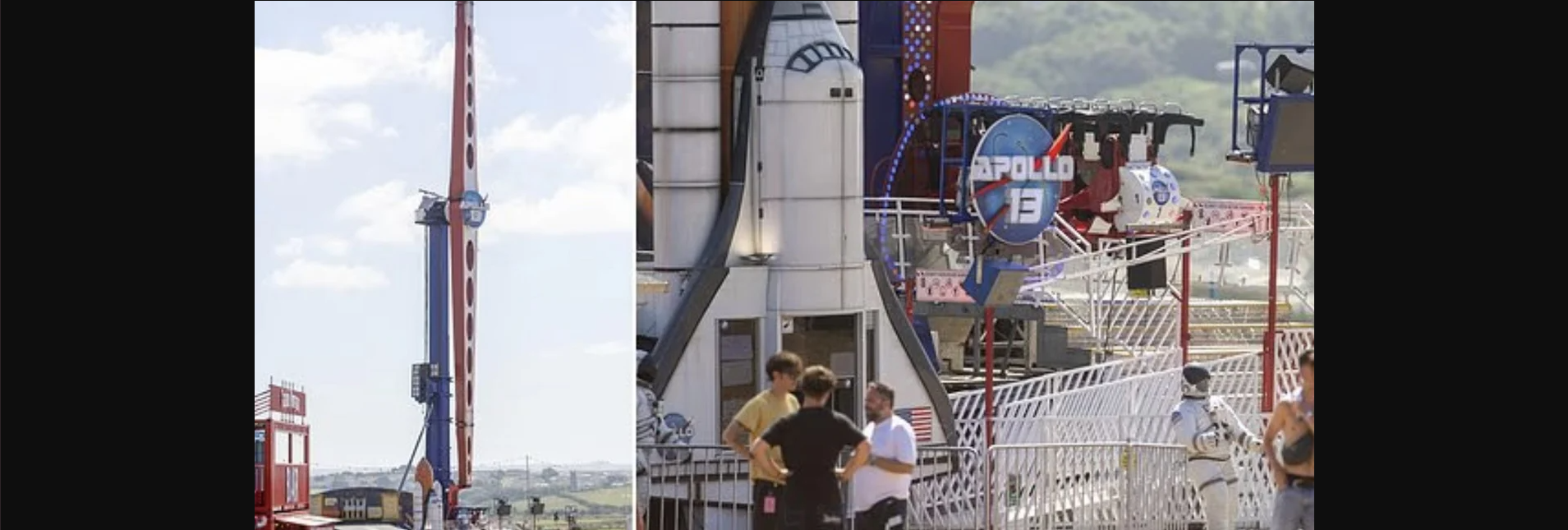 Σοκαριστικό ατύχημα σε λούνα παρκ στην Αγγλία: Παιχνίδι σταμάτησε στον αέρα – Κόσμος κρέμονταν ανάποδα (φωτο)