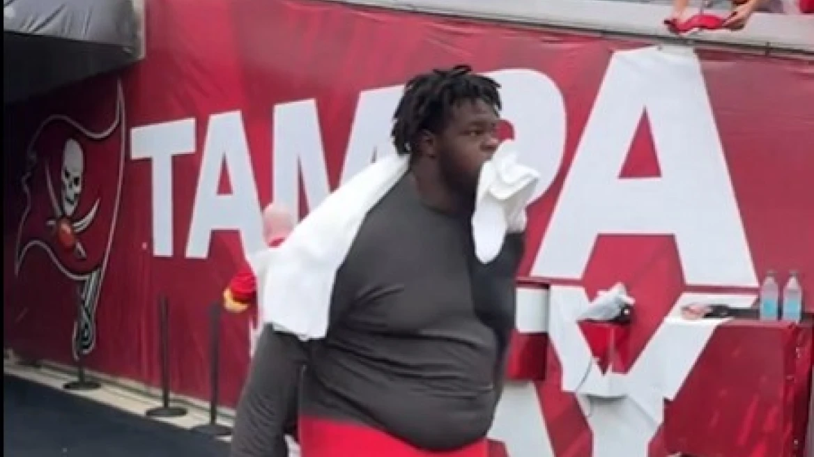 Ομάδα του NFL απέκλεισε παίκτη της λόγω βάρους – Ζυγίζει πάνω από 200 κιλά