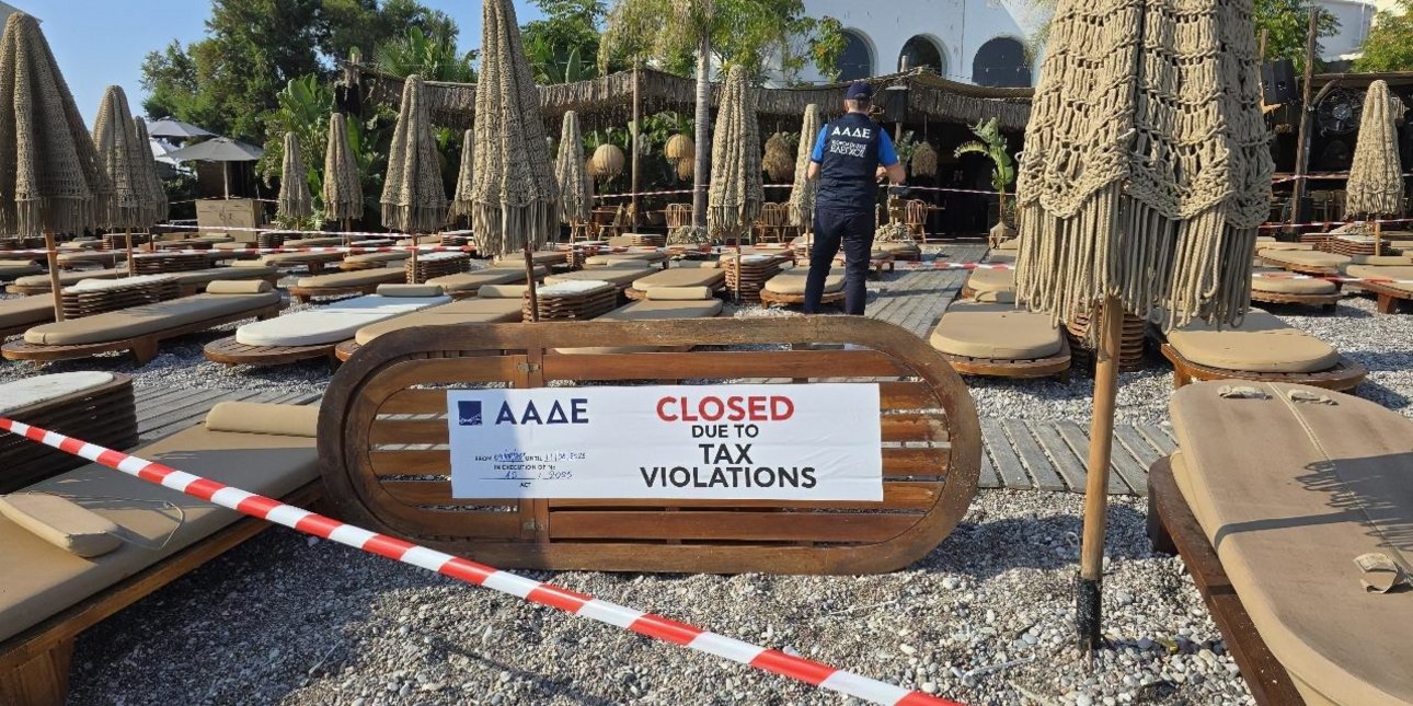 Ρόδος: Καμπάνα σε γνωστό beach restaurant – Λουκέτο 48 ωρών και πρόστιμο 10.500 ευρώ 