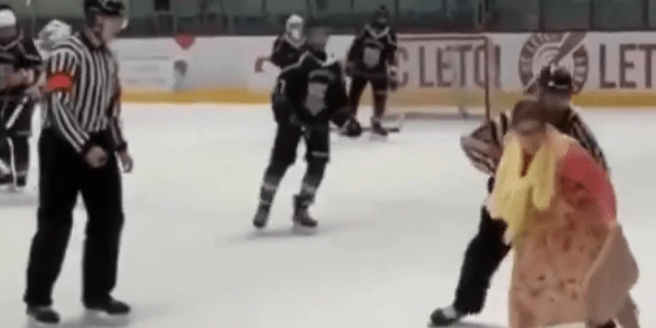 Τσεχία: Μητέρα αθλητή μπούκαρε σε αγώνα χόκεϊ για να διαμαρτυρηθεί στον διαιτητή – Δείτε βίντεο