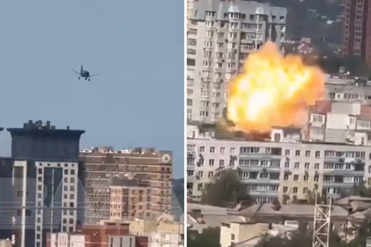 Βίντεο: Η στιγμή που ουκρανικά drones «καμικάζι» πλήττουν σφοδρά πολυκατοικίες στο Ροστόφ – Στους 13 οι τραυματίες
