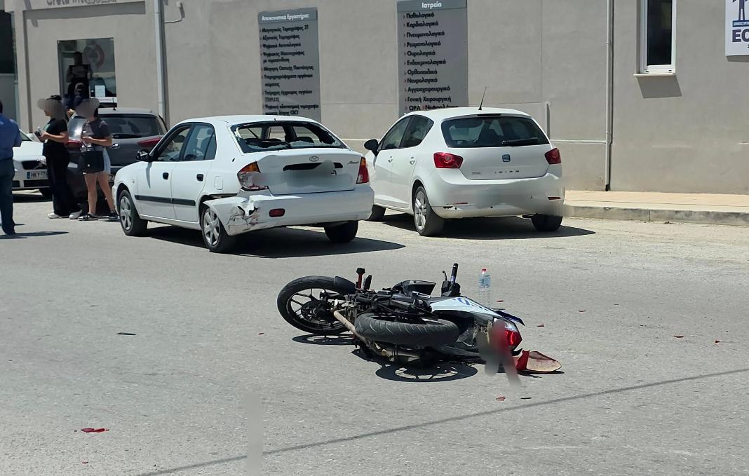 Ανήλικος στο Ηράκλειο πήρε παραμάζωμα με την μηχανή του μια ηλικιωμένη – Οδηγούσε χωρίς δίπλωμα