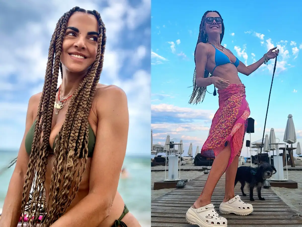 Μ.Σολωμού: Πόζαρε στην παραλία με μπικίνι και ράστα μαλλιά και προκάλεσε «πανικό» στο Instagram (φωτο)