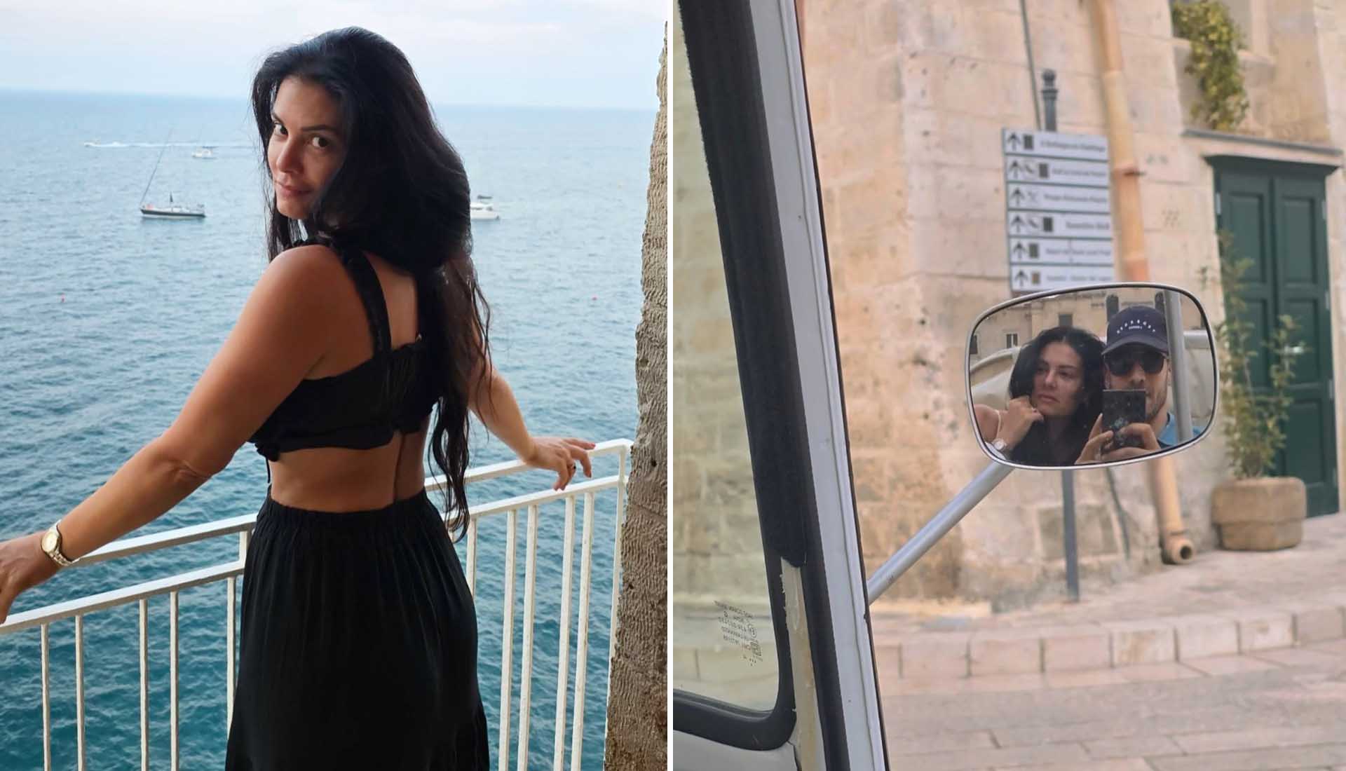 Μαρία Κορινθίου: Φωτογραφήθηκε αγκαλιά με τον σύντροφό της στην Ιταλία (φωτο)