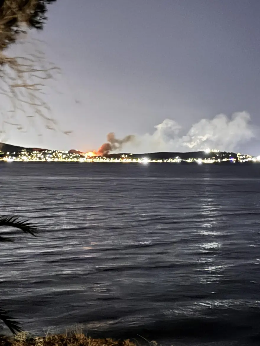 Οριοθετήθηκε η φωτιά στο Βρωμοπούσι Σαλαμίνας