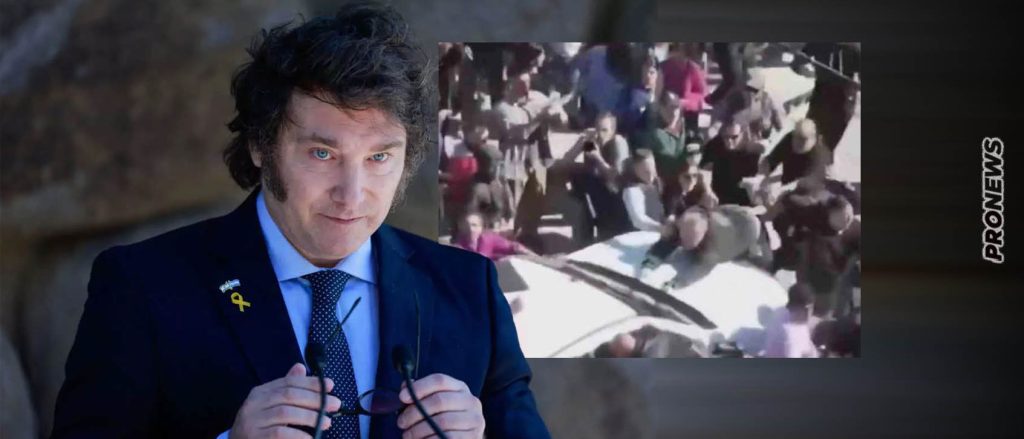 Αργεντινή: Ο πρόεδρος Χαβιέρ Μιλέι δέχθηκε επίθεση με πέτρες και μπουκάλια – Τραυματίστηκε μια γυναίκα (βίντεο)