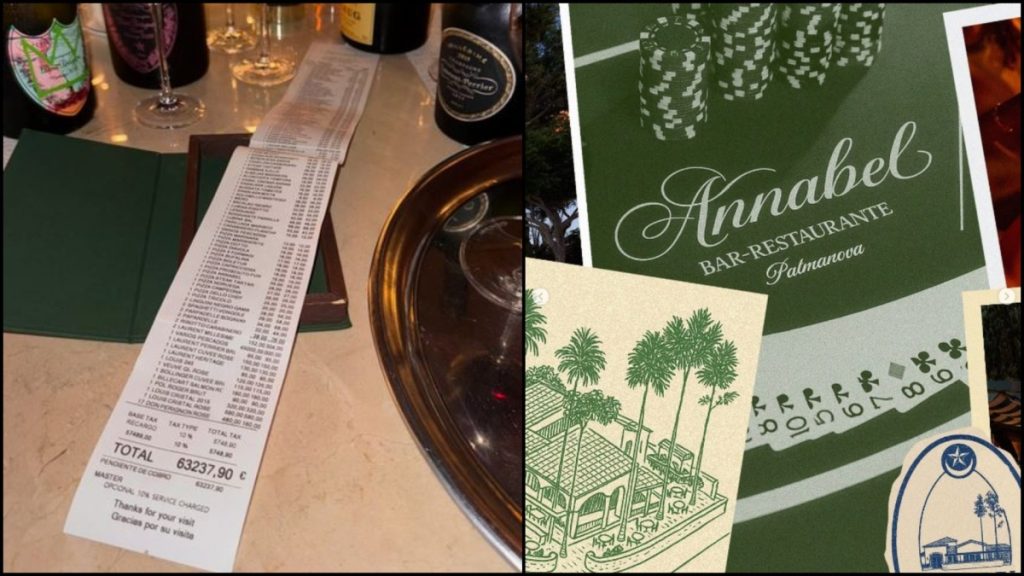 Δείτε το τεράστιο ποσό που πλήρωσε γνωστός Αμερικανός αθλητής για φαγητό στη Μαγιόρκα