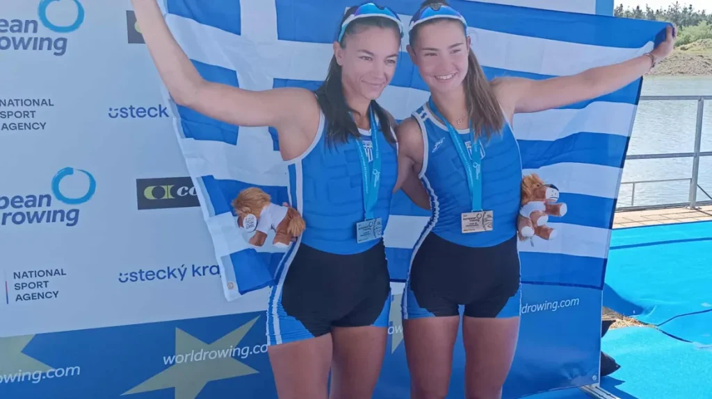 Χρυσό μετάλλιο για Μουρατίδου-Λιόλιου στο Ευρωπαϊκό πρωτάθλημα κωπηλασίας Κ-23