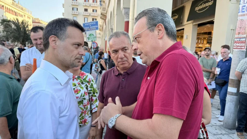 Συνάντηση Σ.Φάμελλου-Χ.Δούκα στην ΔΕΘ – Στο επίκεντρο η πρότασή τους για την Αυτοδιοίκηση