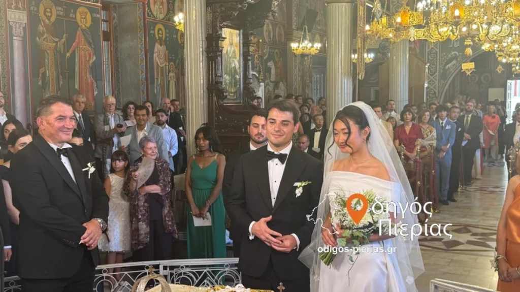 Παντρεύτηκε ο γιος του Πύρρου Δήμα στο Λιτόχωρο: Στην ίδια εκκλησία που είχε παντρευτεί ο αθλητής