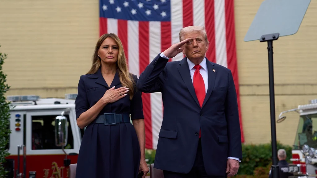 Ν.τραμπ για 11η Σεπτεμβρίου: «Αγρια τερατα επιτέθηκαν στο συμβολο του ποιτισμου μας»