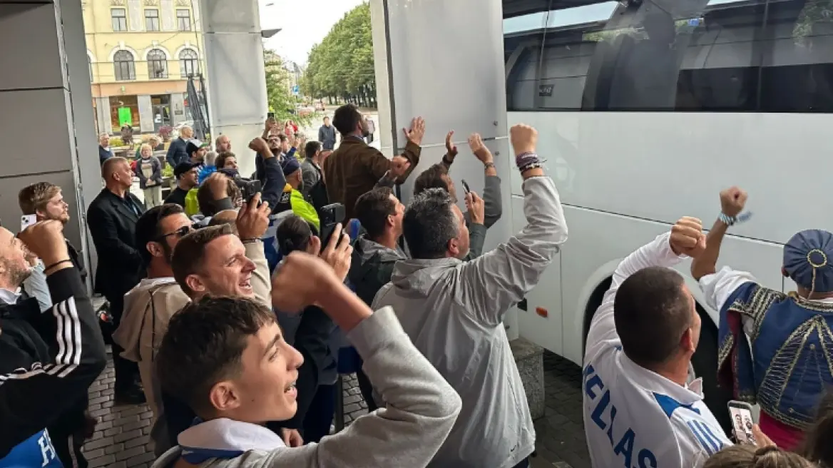 Eurobasket 2025: Η αναχώρηση της Εθνικής μπάσκετ για το γήπεδο – Βίντεο