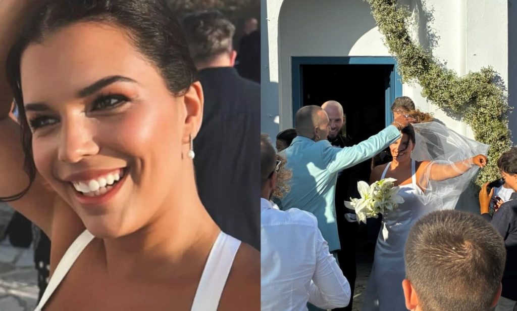 Παντρεύτηκε στην Τήνο η κόρη του Λαυρέντη Μαχαιρίτσα (βίντεο)