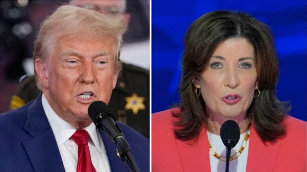 Ν.Τραμπ κατά της Δημοκρατικής Κάθι Χόκουλ: «Σοκαριστική εξέλιξη η στήριξη στον μικρούλη κομμουνιστή Μαμντάνι»