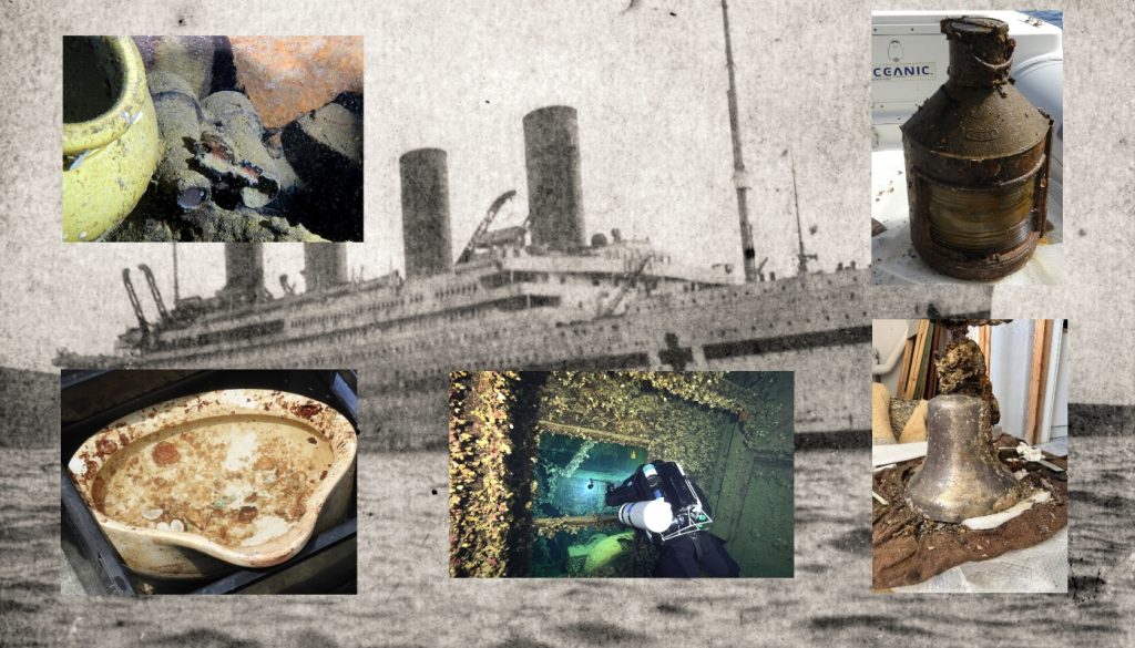 HMHS Britannic: Ανασύρθηκαν τα πρώτα αντικείμενα από το ναυάγιο του αδελφού πλοίου του Τιτανικού (φώτο-βίντεο)