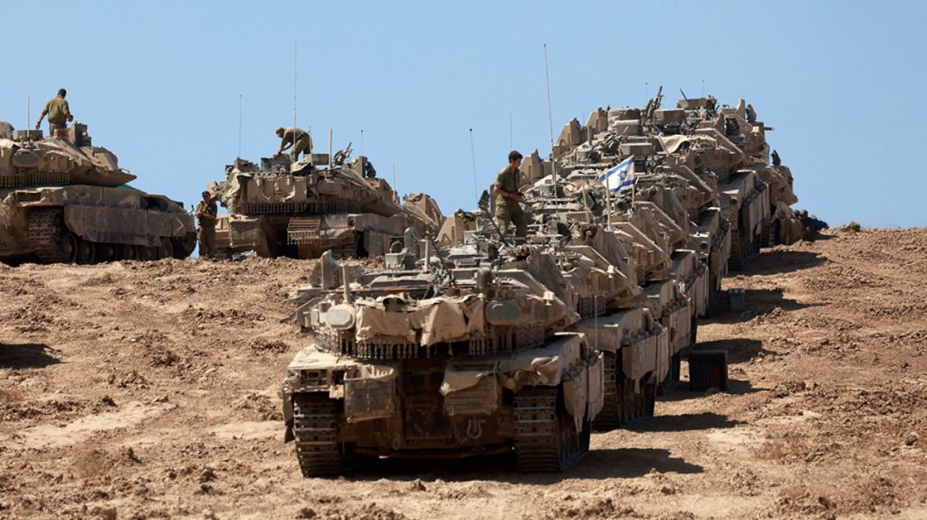 Ισραηλινά άρματα μάχης «Merkava» της 98ης Μεραρχίας μπαίνουν στην πόλη της Γάζας – Δείτε βίντεο