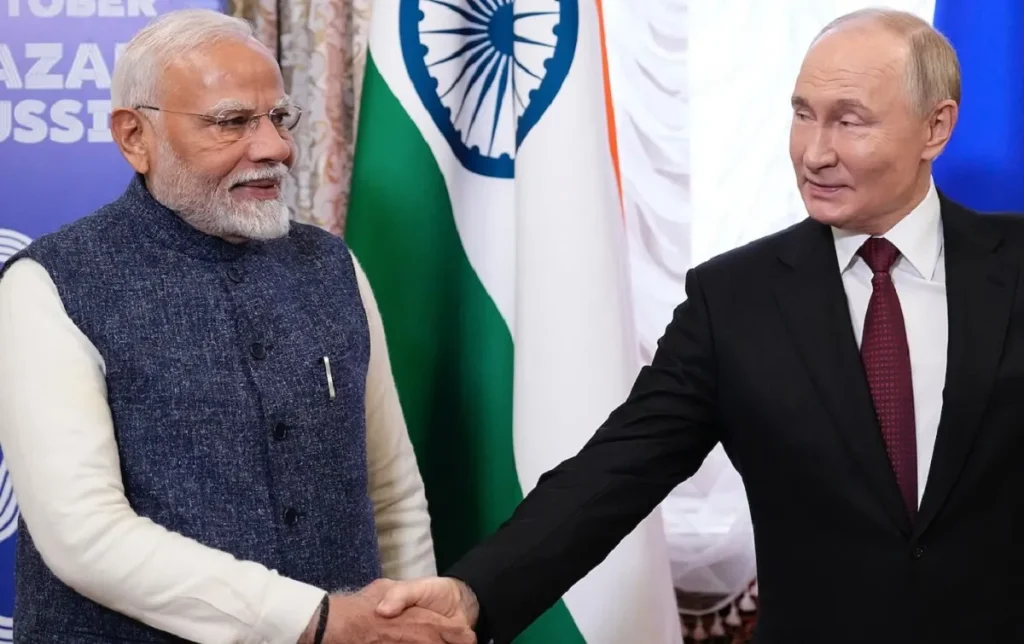 Β.Πούτιν και Ν.Μόντι συζήτησαν για την Ουκρανία και διακήρυξαν την προσωπική φιλική αλλά και διακρατική σχέση