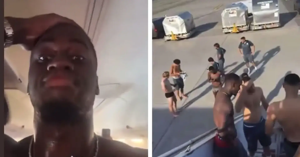 «Τα πέταξαν όλα»: Οι παίκτες της Μονακό έμειναν με τα… εσώρουχα μέσα στο αεροπλάνο λόγω βλάβης στο κλιματιστικό!