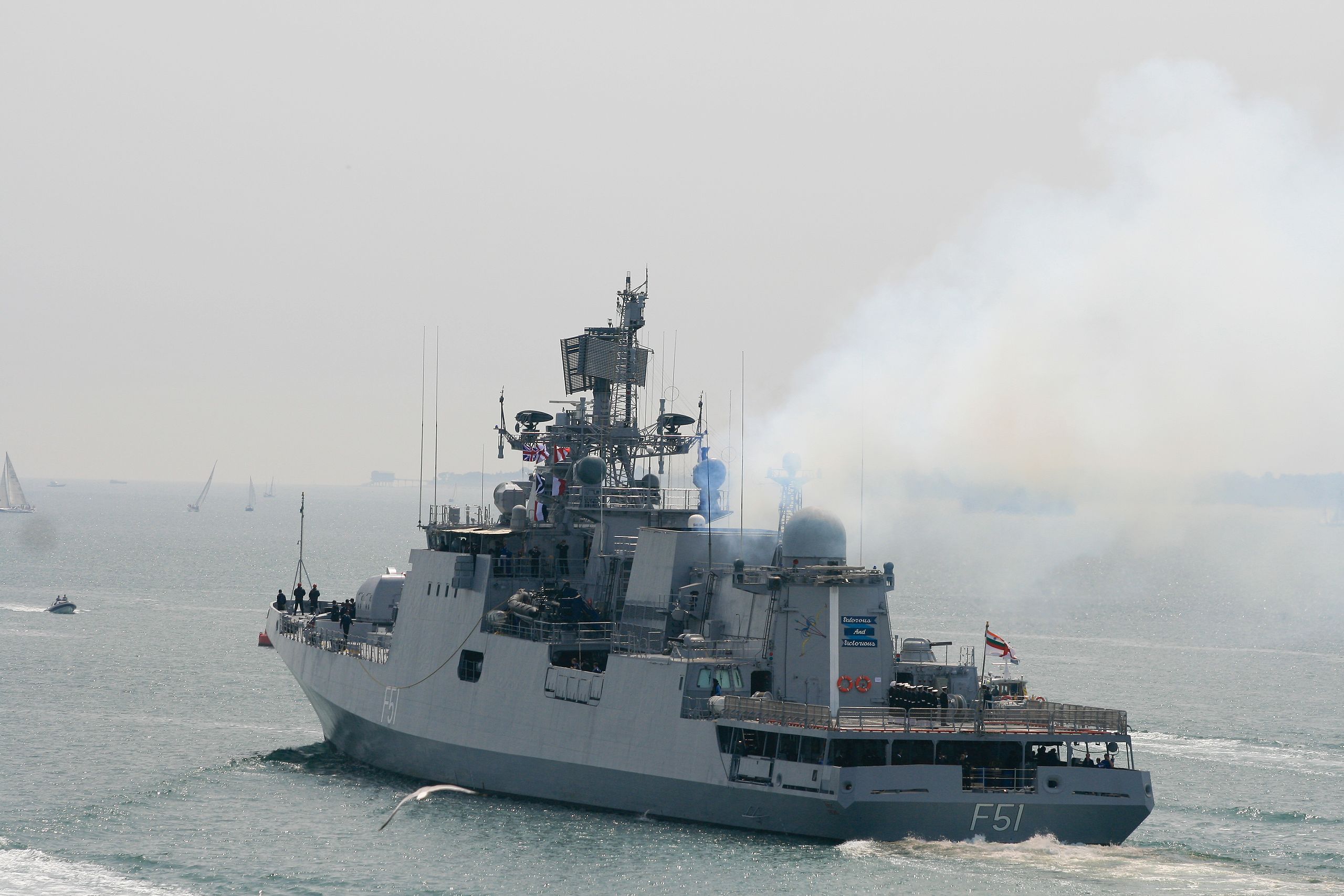 Στην Κύπρο αναμένεται να καταπλεύσει την Κυριακή φρεγάτα του ινδικού Ναυτικού