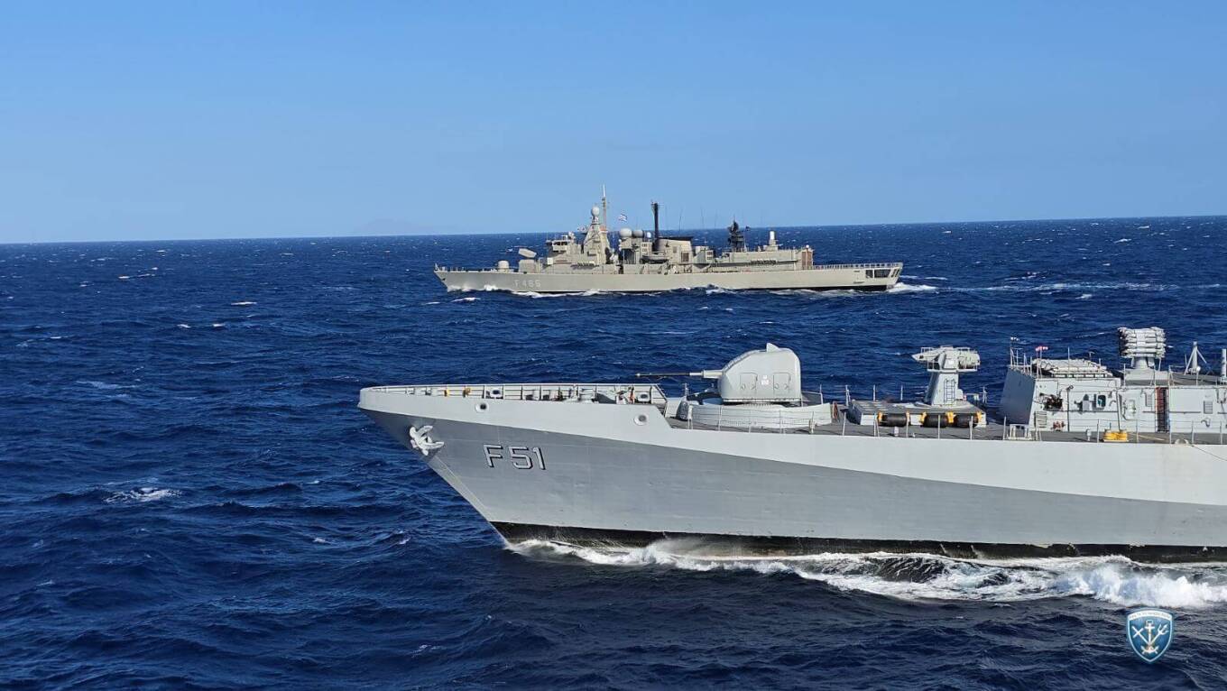 Κοινή άσκηση του ελληνικού ΠΝ και του ναυτικού της Ινδίας σε Μυρτώο και Κεντρικό Αιγαίο Πέλαγος – Δείτε φωτογραφίες