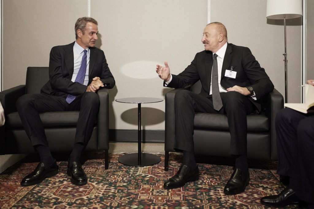 Κ.Μητσοτάκης: Αντί να συναντήσει τον Ερντογάν συνάντησε τελικά τον Αλίγιεφ του Αζερμπαϊτζάν