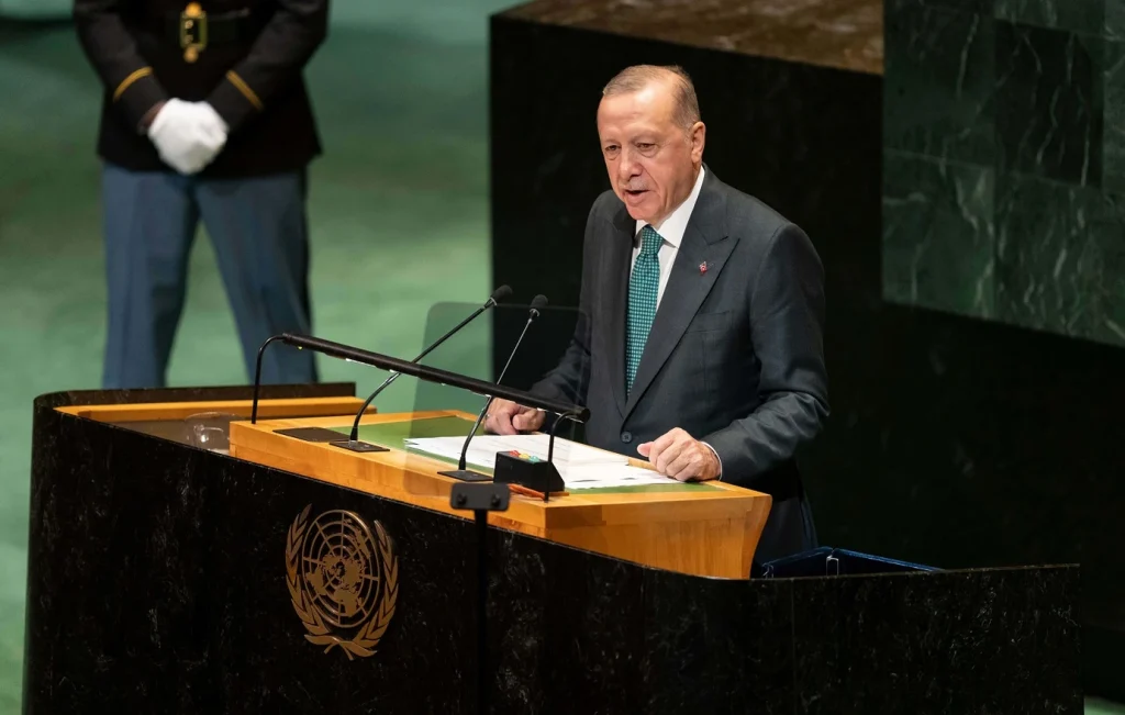Ρ.Τ.Ερντογάν στον ΟΗΕ: «Ζητάμε την αναγνώριση του ψευδοκράτους – Δεν θα γίνουμε μειονότητα»