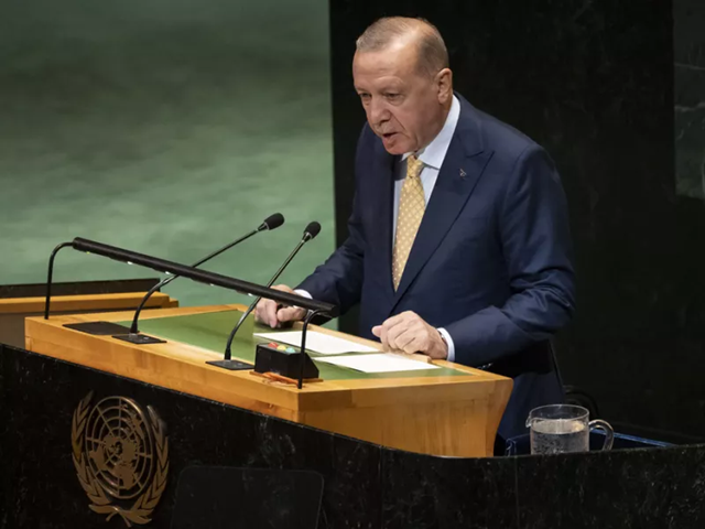 Έκλεισαν το μικρόφωνο του Ρ.Τ.Ερντογάν την ώρα που μιλούσε για την Παλαιστίνη στον ΟΗΕ (βίντεο)