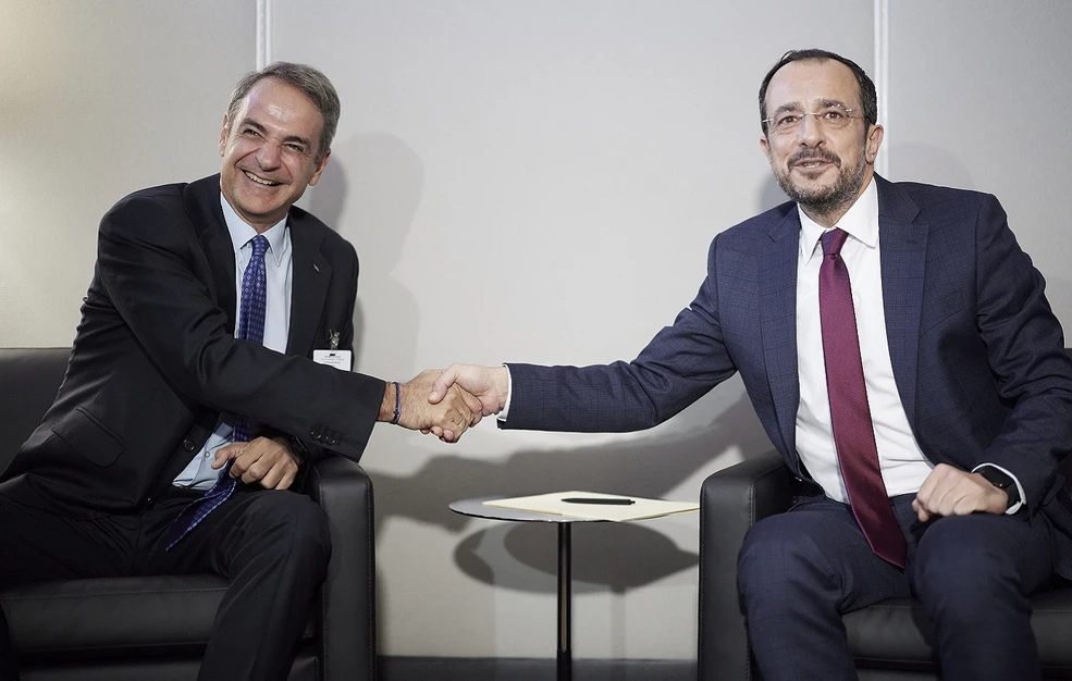 Συνάντηση Μητσοτάκη – Χριστοδουλίδη στο περιθώριο  της Γενικής Συνέλευσης του ΟΗΕ