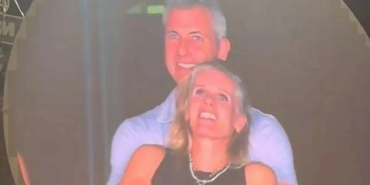 Ο σύζυγος της HR πoυ έγινε viral στη συναυλία των Coldplay ήταν επίσης εκεί με την ερωμένη του