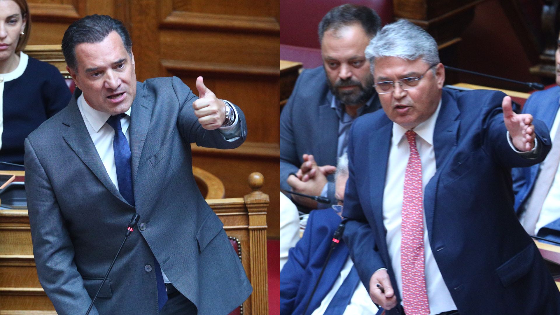 Σφοδρή «σύγκρουση» Α.Γεωργιάδη – Δ.Νατσιού για εθνικά ζητήματα και την απεργία πείνας του Π.Ρούτσι: «Είστε ψεύτης!»