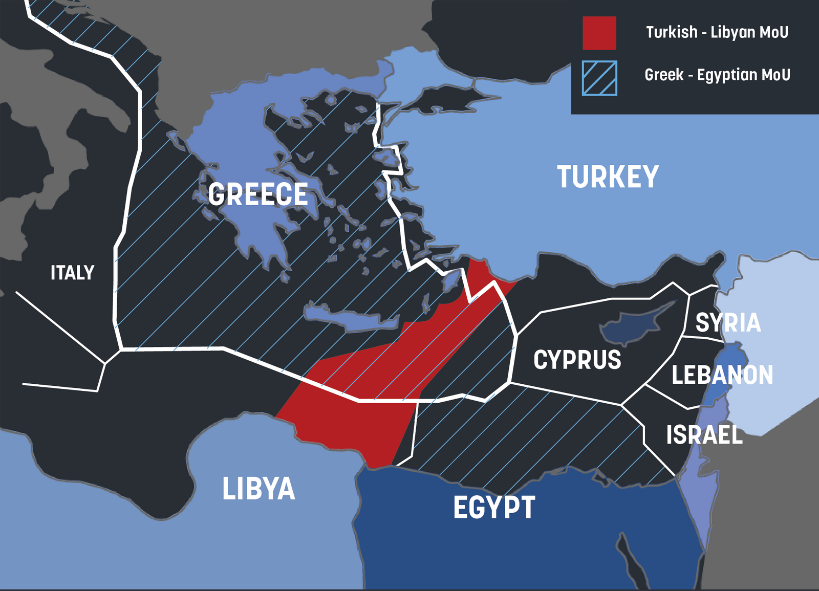 Αίγυπτος: Με ρηματική της διακοίνωση στα ΗΕ απορρίπτει  το παράνομο τουρκολιβυκό μνημόνιο