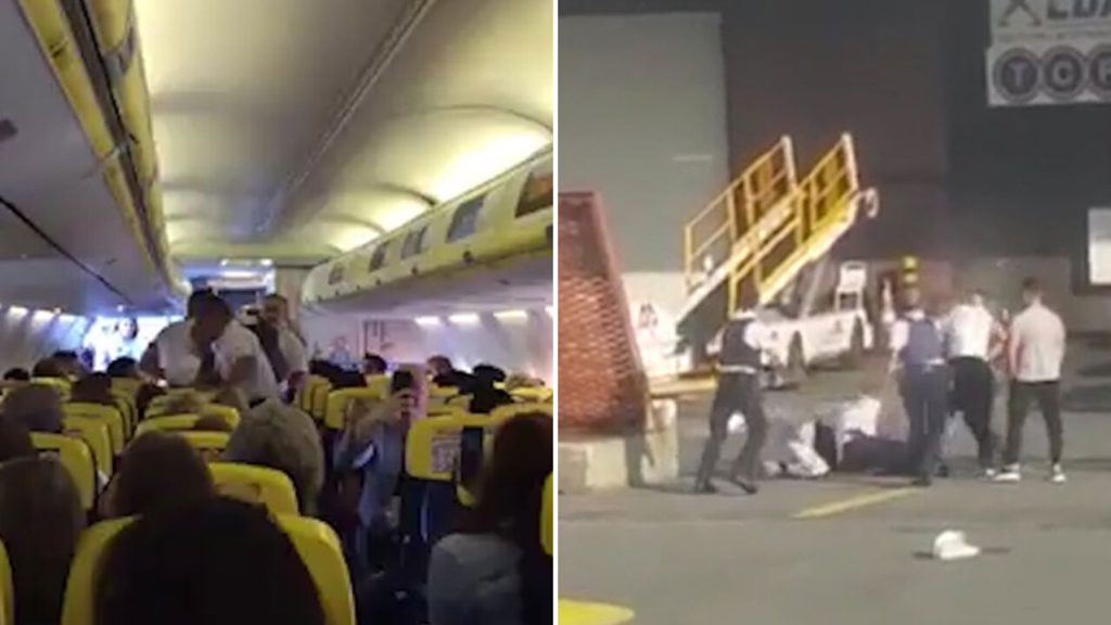 Πεδίο μάχης  καμπίνα αεροσκάφους της Ryanair: «Μάχη» Γάλλων χωροφυλάκων και μεθυσμένων Βρετανών