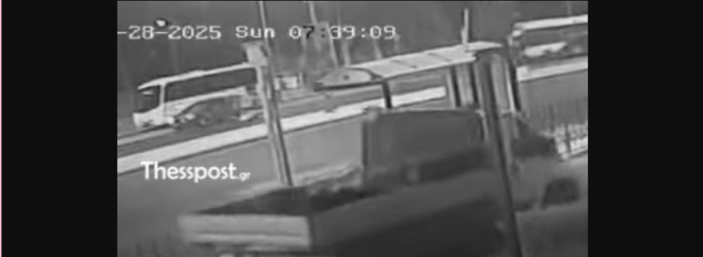 Θεσσαλονίκη: Κάμερα κατέγραψε σοκαριστικό τροχαίο – Αυτοκίνητο παρέσυρε 40χρονη (βίντεο)