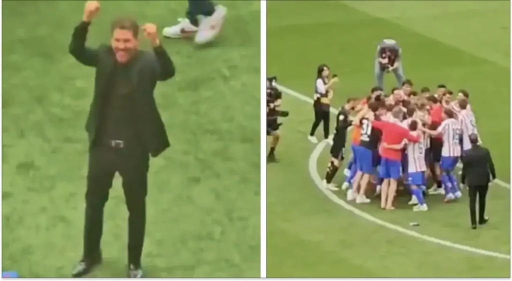 Ο Ντιέγκο Σιμεόνε έστειλε φιλιά στους οπαδούς της Ρεάλ Μαδρίτης για να τους πικάρει μετά την πεντάρα (βίντεο)