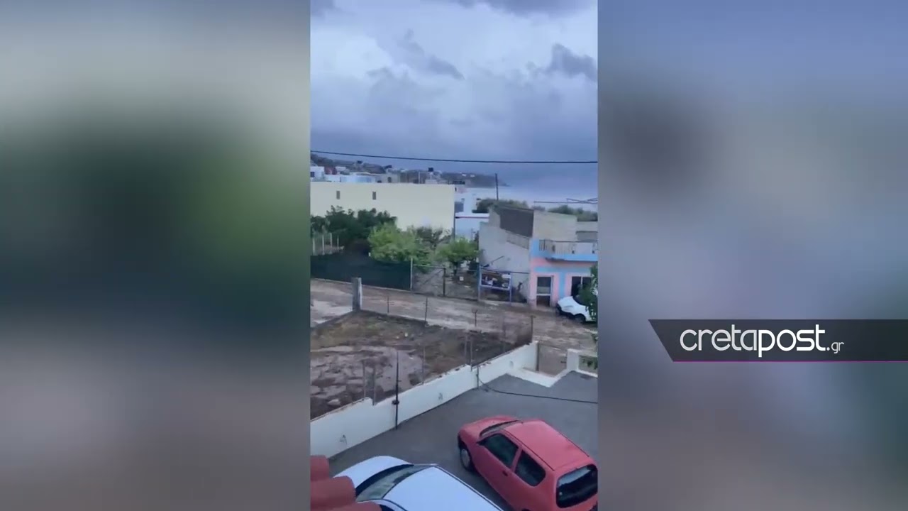 Θεομηνία στην Κρήτη: Πλημμύρισαν δρόμοι στο Μεσαρά – Μικρές κατολισθήσεις σε περιοχές της Βιάννου (βίντεο)