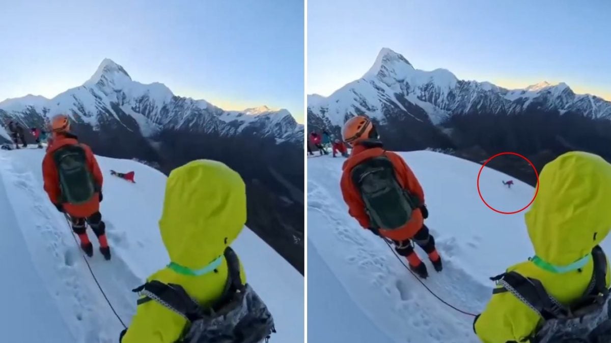 Βίντεο: Η στιγμή που 31χρονος ορειβάτης κατρακυλά από την κορυφή ενός βουνού 5.300 μέτρων στην Κίνα και σκοτώνεται