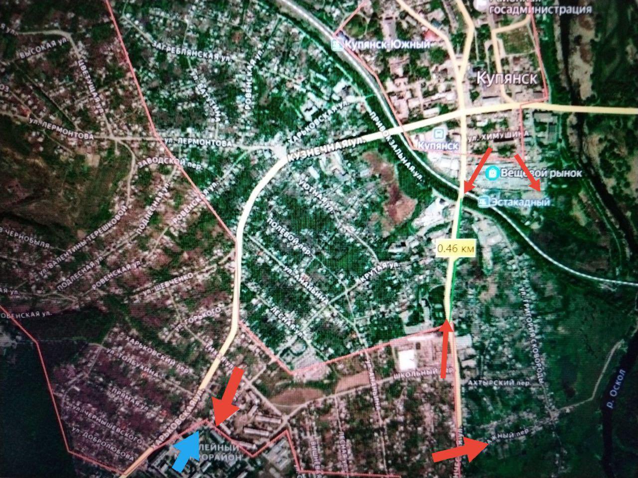 Κουπιάνσκ: Οι Ρώσοι κατέλαβαν την αγορά ρούχων στο κέντρο της πόλης