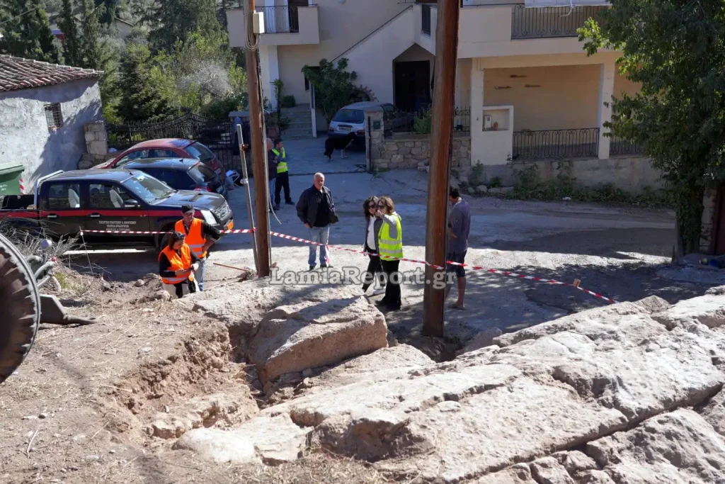 Φθιώτιδα: Δημοτικά έργα στον Αχινό έφεραν στο «φως» νέα αρχαιολογικά ευρήματα (φωτο – βίντεο)
