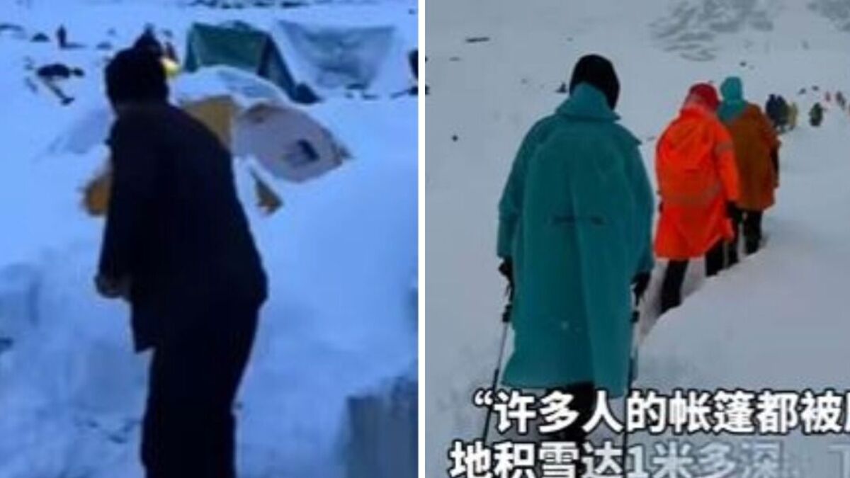 Σφοδρή χιονοθύελλα έχει «εγκλωβίσει» περίπου 1.000 άτομα στο Έβερεστ (βίντεο)