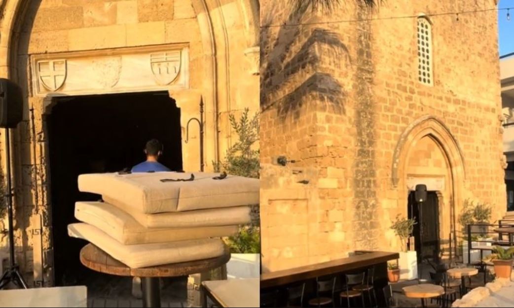 Σάλος στα social media: Εκκλησία στα Κατεχόμενα μετατράπηκε σε… καφέ μπαρ – Δείτε βίντεο