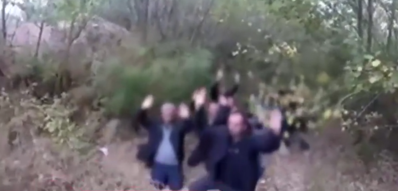 Η στιγμή της σύλληψης των 13 Τούρκων με τα εκατοντάδες όπλα στον Έβρο (βίντεο)